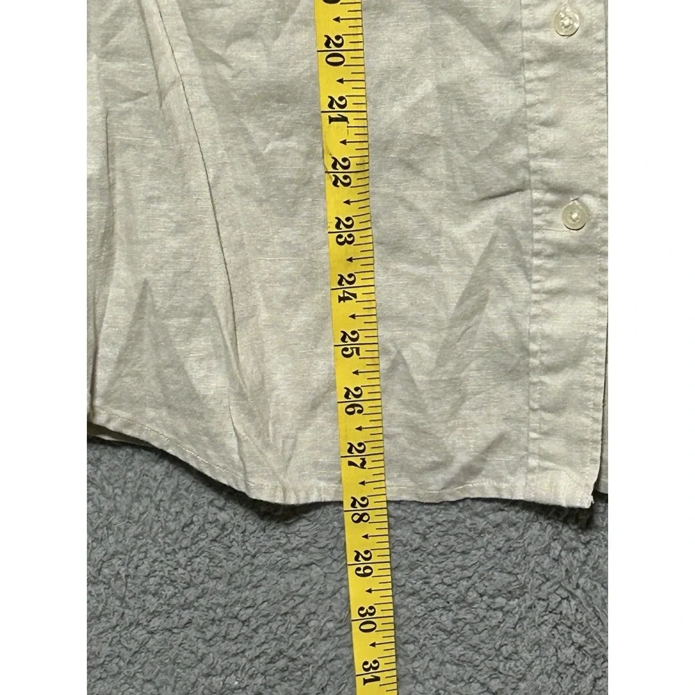 Lauren Ralph Lauren Womens 1X 100% Linen‎ Vest Minimalist Lightweight Beach